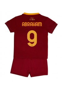 AS Roma Tammy Abraham #9 Babyklær Hjemme Fotballdrakt til barn 2022-23 Korte ermer (+ Korte bukser)